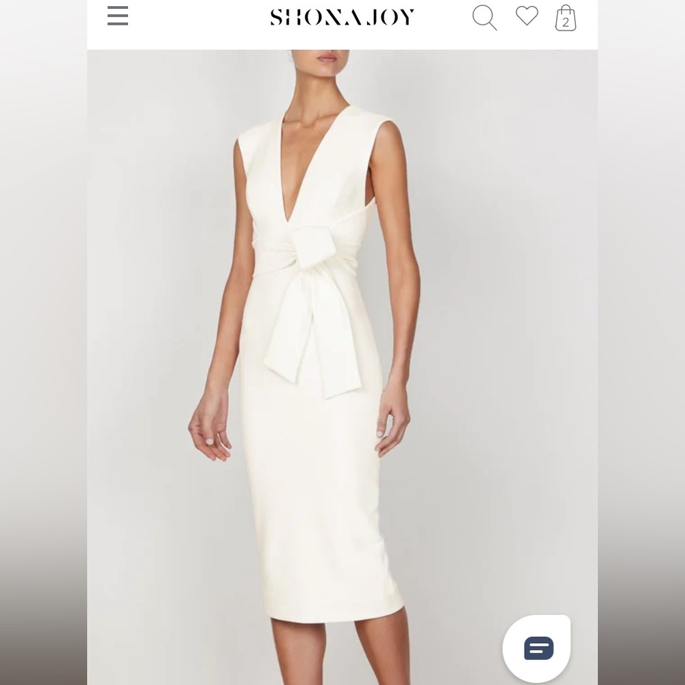 Shona Joy Lucy Plunged MIDI Dress